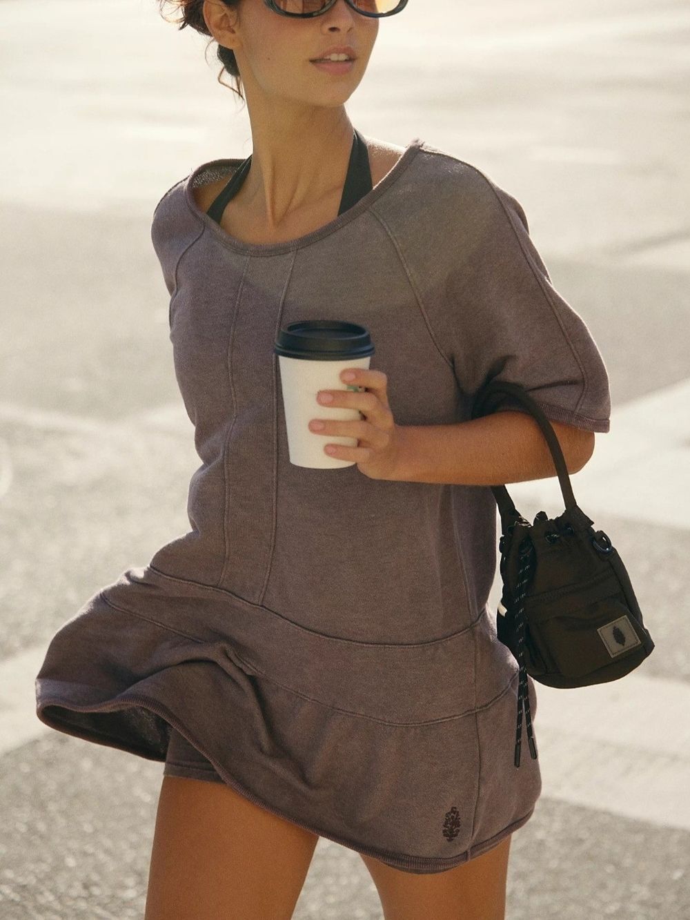 NWT $98 FP Movement by Free People Dusty Purple Pullover